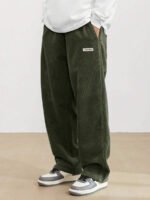 Men's Drawstring Trousers Casual Loose-fitting Pockets Straight Pants Sports Clothing - Image 5