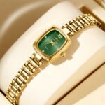 Niche Vintage Petite Gold Watch For Women - Image 5