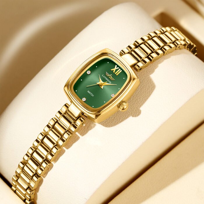 Niche Vintage Petite Gold Watch For Women - Image 5