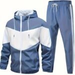 Mens Autumn Winter Two-Piece Hooded Sports Set - Image 5