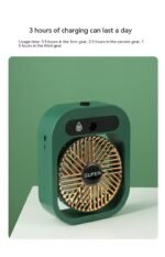 Air Conditioning Fan Desk Misting Fan Air Cooler Cooling USB Rechargeable Humidifier Portable Spray Fan With 3 Wind Speeds Mist Fan For Home - Image 3