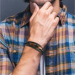 Natural Tiger Eye Stone Bracelet For Men Women - Handmade Leather Braided Healing Bracelet, Courage & Luck Meaning, Birthday Christmas Gift - Image 2