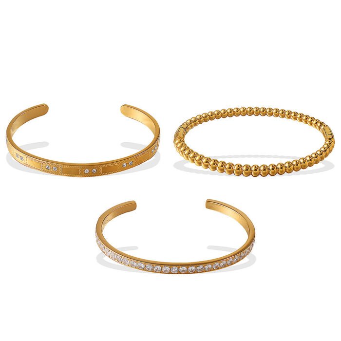 Buckle Bracelet Alloy Open-end Bracelet - Image 3