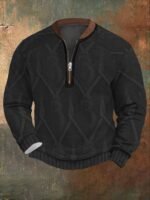 3D-printed, Form-fitting Comfortable Long-sleeve Hoodie With A Half-zip Front - Image 10