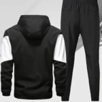 Mens Autumn Winter Two-Piece Hooded Sports Set - Image 4