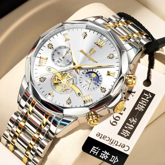 Waterproof Multifunctional Trendy High-end Luminous Men's Quartz Watch - Image 7