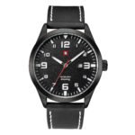 Mens Quartz Watch With A Leather Strap Large Dial And Calendar - Image 2