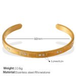 Buckle Bracelet Alloy Open-end Bracelet - Image 9