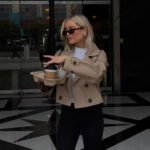 Sleek Slim Fit Short Trench Coat Jacket