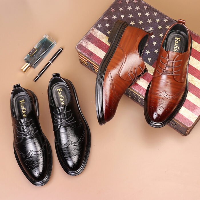 Men's Trendy All-season Anti-slip Dress Shoes - Image 3