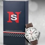 Mens Quartz Watch With A Leather Strap Large Dial And Calendar - Image 8