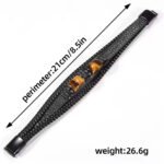 Natural Tiger Eye Stone Bracelet For Men Women - Handmade Leather Braided Healing Bracelet, Courage & Luck Meaning, Birthday Christmas Gift - Image 10