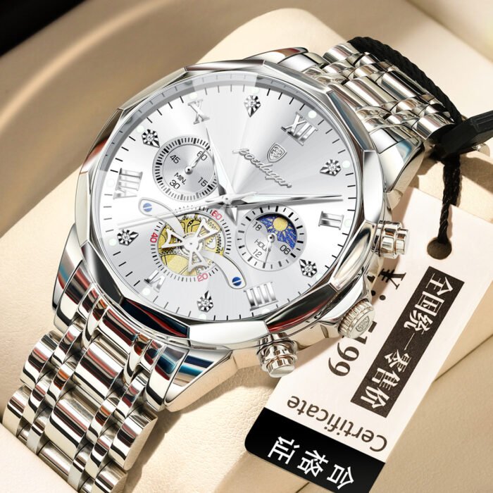 Waterproof Multifunctional Trendy High-end Luminous Men's Quartz Watch - Image 3