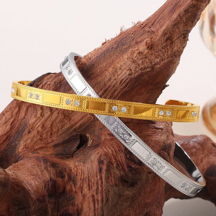 Buckle Bracelet Alloy Open-end Bracelet - Image 6