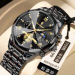 Waterproof Multifunctional Trendy High-end Luminous Men's Quartz Watch - Image 9