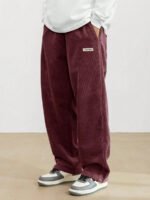 Men's Drawstring Trousers Casual Loose-fitting Pockets Straight Pants Sports Clothing - Image 6
