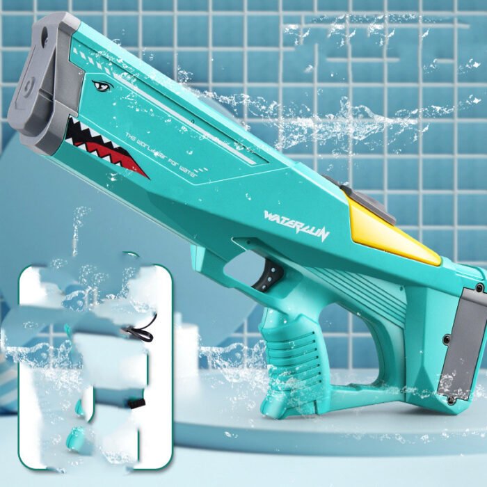 Automatic Electric Water Gun Toys Shark High Pressure Outdoor Summer Beach Toy Kids Water Fight Pool Party Water Toy - Image 8