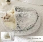2 In 1 Dog And Cat Bed Pet Winter Bed Round Plush Warm Bed House Soft Long Plush Pets Bed Pet Products - Image 10