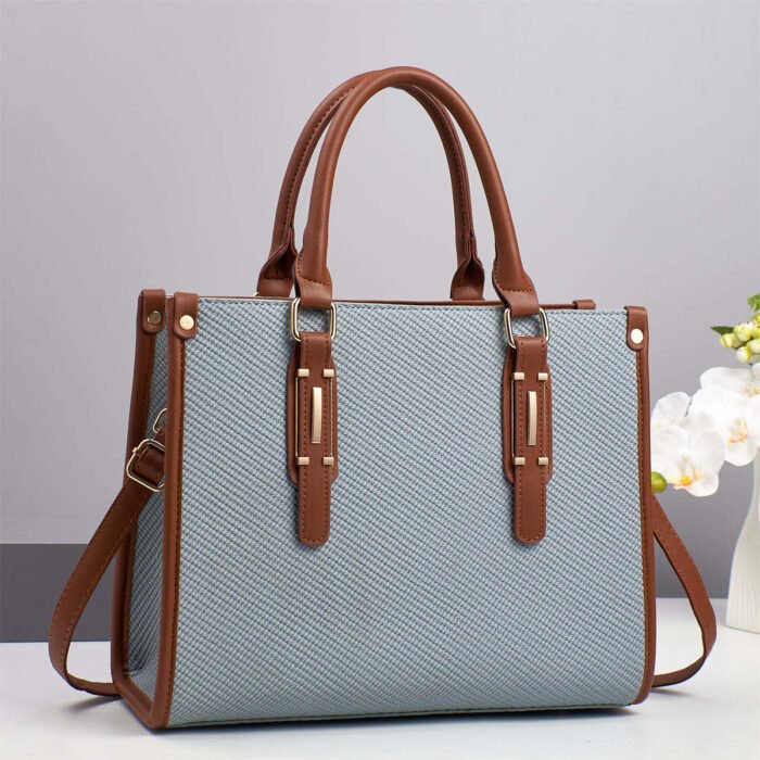 Exquisite Luxury Designer Bag - Women's Tote Shoulder Bags High Quality PU Leather Nylon Lining Open Closure Chain Stylish Trendy - Image 2