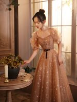 Banquet Host Long Pettiskirt French Evening Dress - Image 4