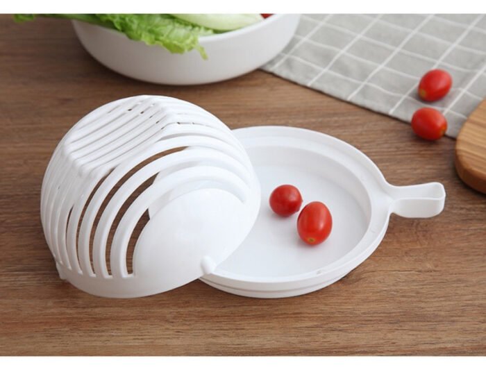 Salad Cutter Fruit Salad Cutting Bowl - Image 5