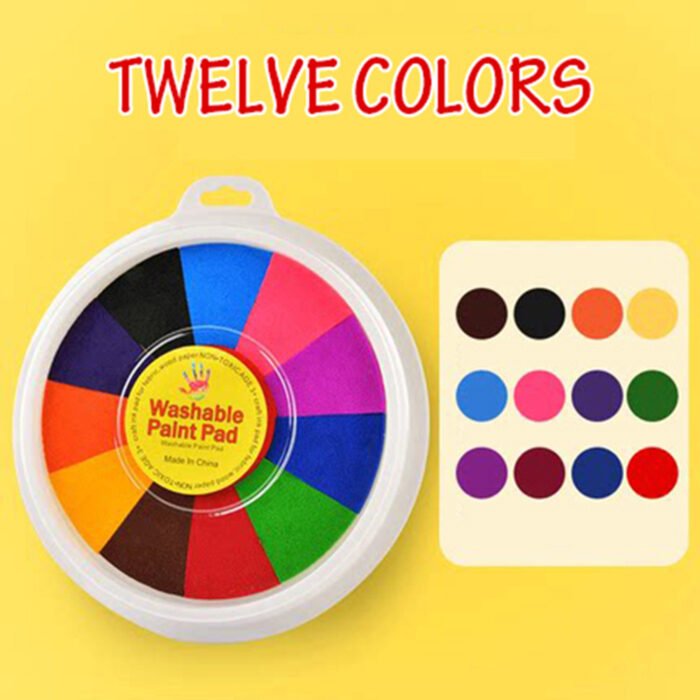 New Hot Selling Kindergarten Finger Print Mud Non-toxic Washable Pigment - Image 6