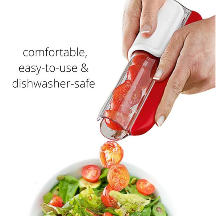 Tomato Chip Slicer Vegetable Fruit Zip Slicer Knife Grape Cutter Chopper Multifunctional Kitchen Tools - Image 6