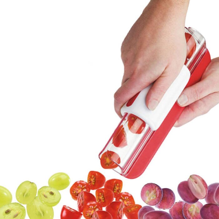 Tomato Chip Slicer Vegetable Fruit Zip Slicer Knife Grape Cutter Chopper Multifunctional Kitchen Tools - Image 5
