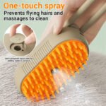 Cat Steam Brush Steamy Dog Brush 3 In 1 Electric Spray Cat Hair Brushes For Massage Pet Grooming Comb Hair Removal Combs Pet Products - Image 3