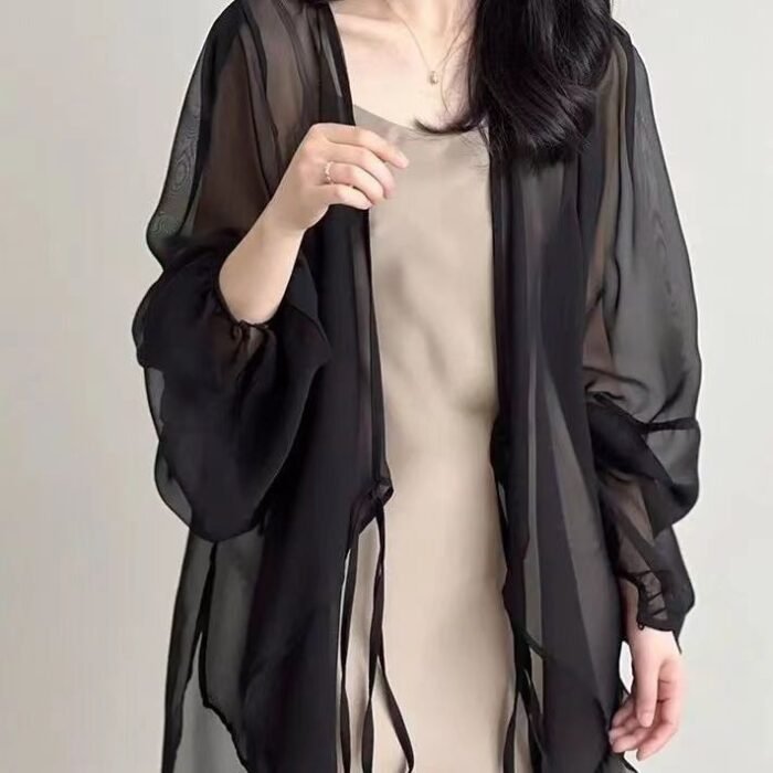 Chinese-style Sun-protective Cardigan For Women - Image 3