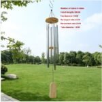 Classic Solid Wood Metal Multi-tube Wind Chimes Home Decoration - Image 2