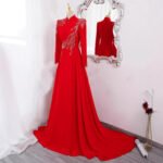 New Long Sleeve Formal Evening Party Dress - Image 3