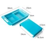Multifunction Kitchen Chopping Blocks Sinks Drain Basket Cutting Board Vegetable Meat Tools Kitchen Accessories Chopping Board - Image 9