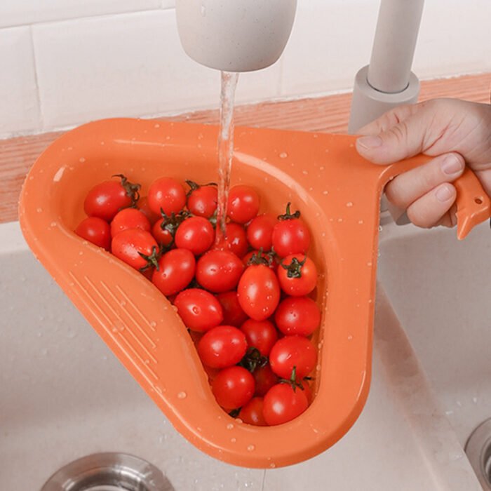 Household Sink Hanging Fruit And Vegetable Filter Water Drain Basket Kitchen Dry And Wet Separation Swan Drain Basket - Image 2