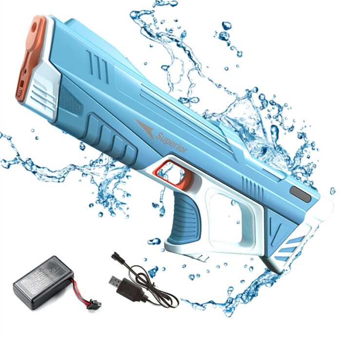 Summer Full Automatic Electric Water Gun Toy Induction Water Absorbing High-Tech Burst Water Gun Beach Outdoor Water Fight Toys - Image 3
