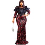 Sequined Embroidered Maxi Dress Slim-fit Fishtail Skirt Evening Gown - Image 8