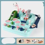 Cars Pass Through Big Adventure Parking Lot Rail Car Toy Car Track Kids Toy - Image 8