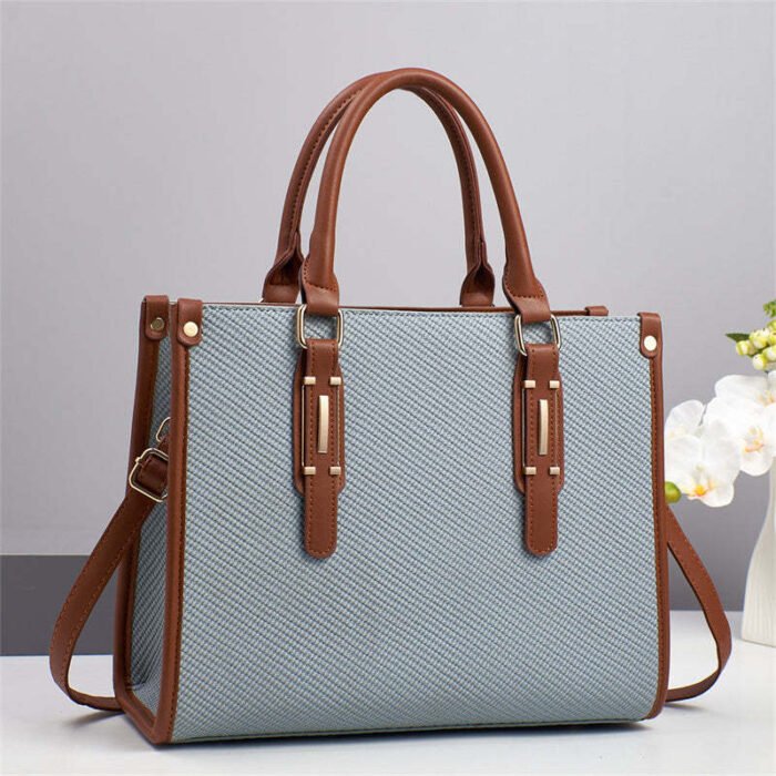Exquisite Luxury Designer Bag - Women's Tote Shoulder Bags High Quality PU Leather Nylon Lining Open Closure Chain Stylish Trendy - Image 7