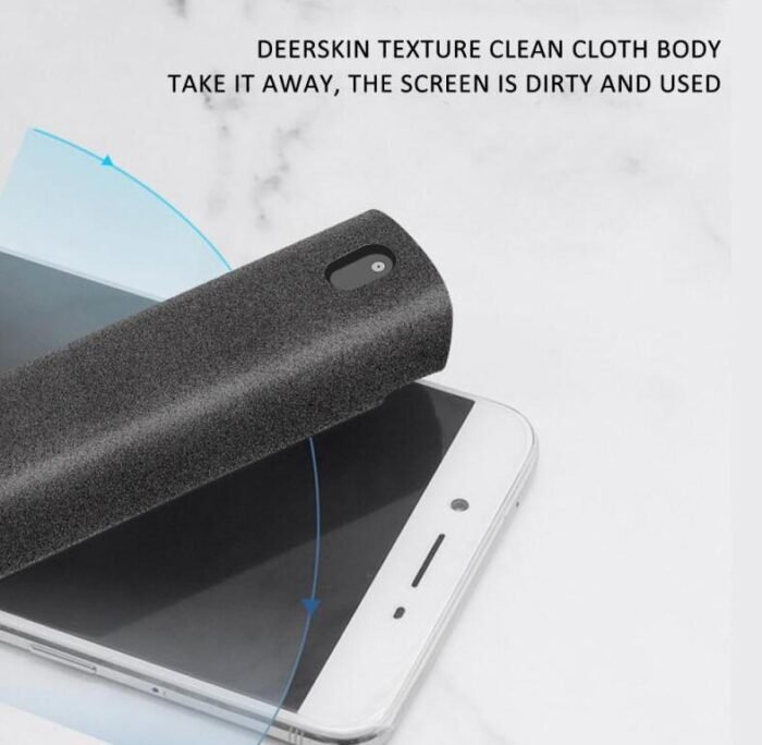 2 In 1 Phone Computer Screen Cleaner Kit For Screen Dust Removal Microfiber Cloth Set - Image 4