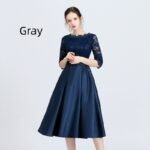 Versatile Casual Mid Length Evening Dress For Women - Image 4