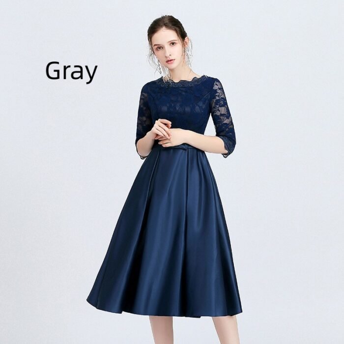 Versatile Casual Mid Length Evening Dress For Women - Image 4