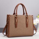 Exquisite Luxury Designer Bag - Women's Tote Shoulder Bags High Quality PU Leather Nylon Lining Open Closure Chain Stylish Trendy - Image 9
