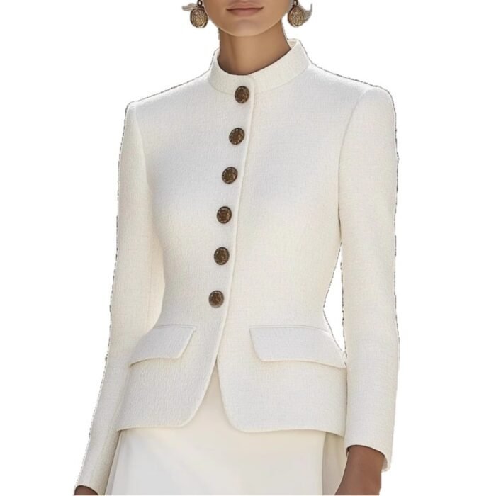 New Elegant Stylish And Minimalist Short Jacket - Image 3