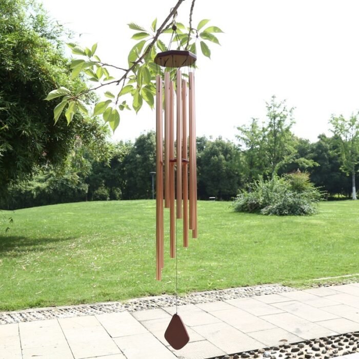 Classic Solid Wood Metal Multi-tube Wind Chimes Home Decoration - Image 7