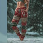 Mens Stylish Casual Printed Drawstring Sweatpants - Image 10