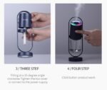 Magic Shadow USB Air Humidifier For Home With Projection Night Lights Ultrasonic Car Mist Maker Mini Office Air Purifier - Image 9