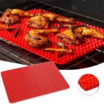 Non-Stick Silicone Pyramid Cooking Mat Baking Mat With Grid Versatile Oven BBQ Cooking Mat Heat-Resistant Mat Kitchen Tools Kitchen Gadgets