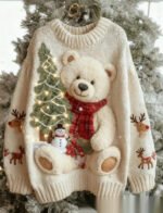 Womens FallWinter Crew Neck Sweatshirt - Image 5