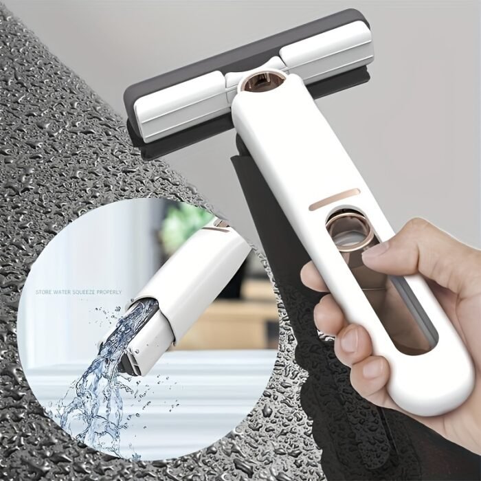 New Portable Self-NSqueeze Mini Mop, Lazy Hand Wash-Free Strong Absorbent Mop Multifunction Portable Squeeze Cleaning Mop Desk Window Glass Cleaner Kitchen Car Sponge Cleaning Mop Home Cleaning Tools - Image 5