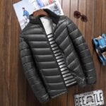 Plus-size Mid-length Down Jacket For Young And Middle-aged Men